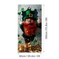 thumbnail image 3 of zhangmingg Rideau de Bannière de Porte pour Célébration Saisonnière Intérieure et Extérieure Fête Maison, 3 of 6