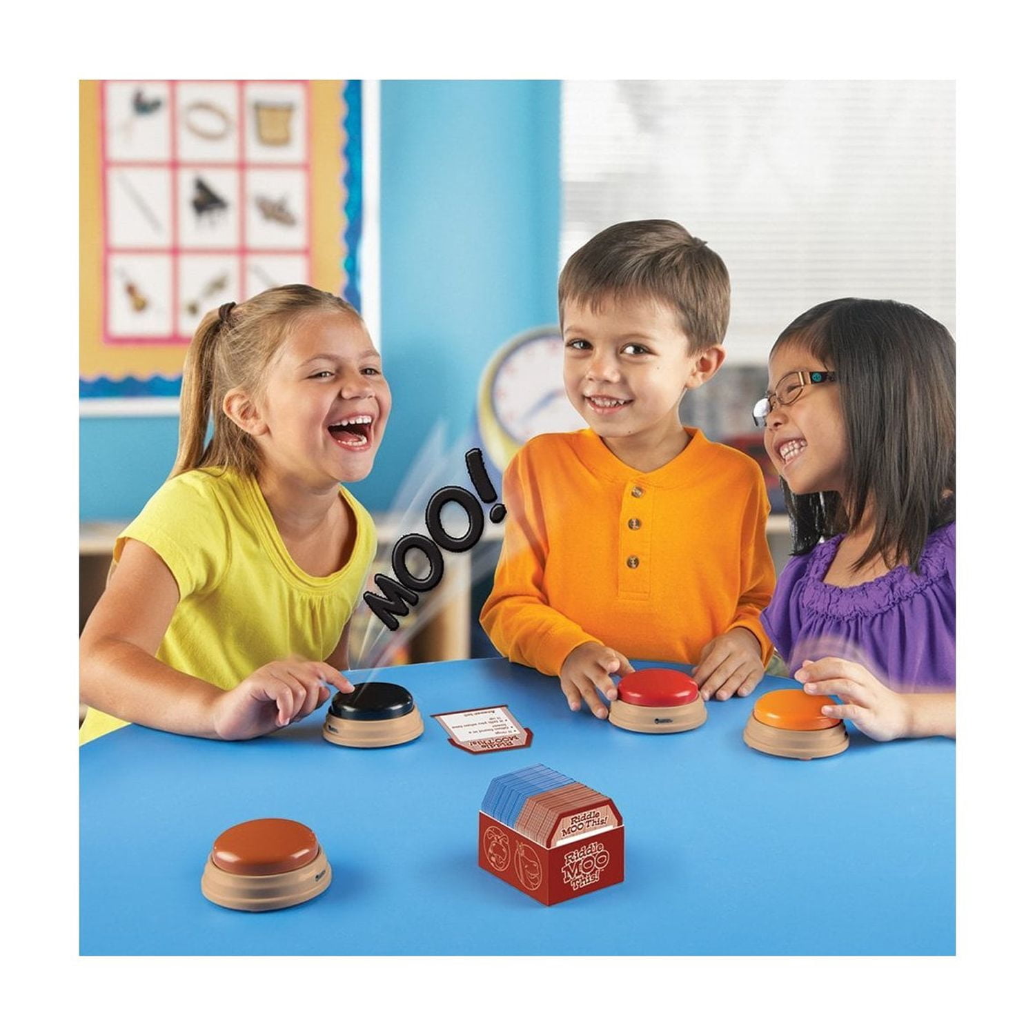 Learning Resources Riddle Moo This, Word Game for Kids, Kindergarten Game, Ages 5+