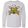 thumbnail image 3 of Inktastic Big Brother Baseball Long Sleeve Youth T-Shirt, 3 of 5