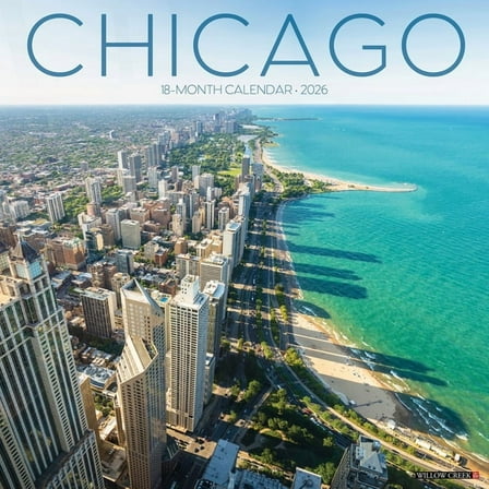 Chicago 2026 Wall Calendar, (Paperback)