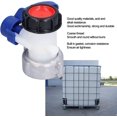 thumbnail image 4 of Válvula de válvula de mariposa Deckon, válvula de mariposa IBC, control de salida del adaptador de agua del tanque, con rosca gruesa para control industrial, válvula de mariposa de aleación de aluminio DN50 (75 mm) Kuyhfg Bienvenido a Kuyhfg, 4 of 5