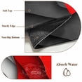 thumbnail image 6 of Round Rugs 4Ft, Red Grey Ombre Round Area Rug Washable Indoor Throw Carpet, Geometric Abstract Art Moire Modern Soft Non Slip Circle Rug for Kitchen Nursery Room Home Decor Aesthetic, 6 of 8