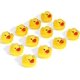 thumbnail image 1 of Juguete de baño para bebé CHAO Pato de goma flotante y chirriante 12 piezas, 1 of 5