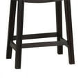 thumbnail image 5 of Maklaine 24" Contemporary Faux Leather Counter Stool in Gray (Set of 2), 5 of 6