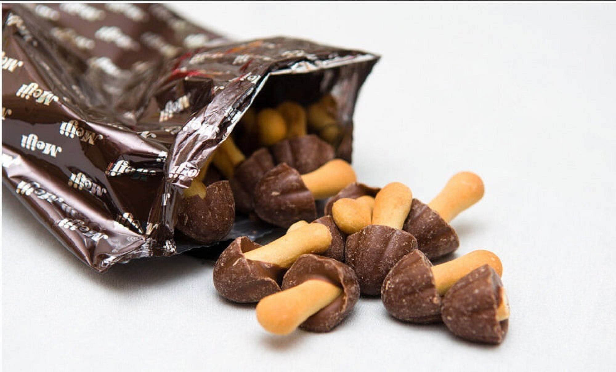 Meiji Chocorooms Sweet & Crispy Milk Chocolate individual 21g bags (48 Pack)