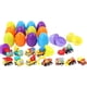 thumbnail image 1 of Huevos de Pascua rellenos: paquete de 12 con coches de retroceso, diseño encajable, para búsquedas de Pascua/fiestas de cumpleaños, juguetes sorpresa para niños, 1 of 5