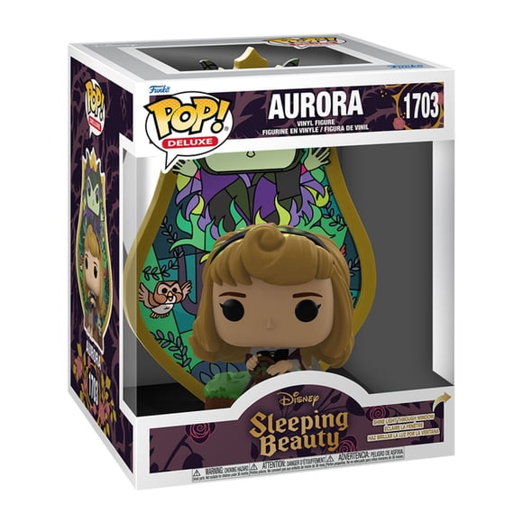 Figura Coleccionable Funko Pop de lujo La Bella Durmiente Aurora de cristal 1 Pieza