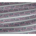 thumbnail image 4 of oneOone Cotton Jersey Pastel Pink Fabric Leaves & Floral Block Sewing Craft Projects Fabric Prints By Yard 58 Inch Wide, 4 of 4