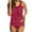 Red, variant on VBVC Two Piece Tankini Swimsuits for Women Tummy Control Bathing Suits Beach Tankini Tops with Bikini Bottom