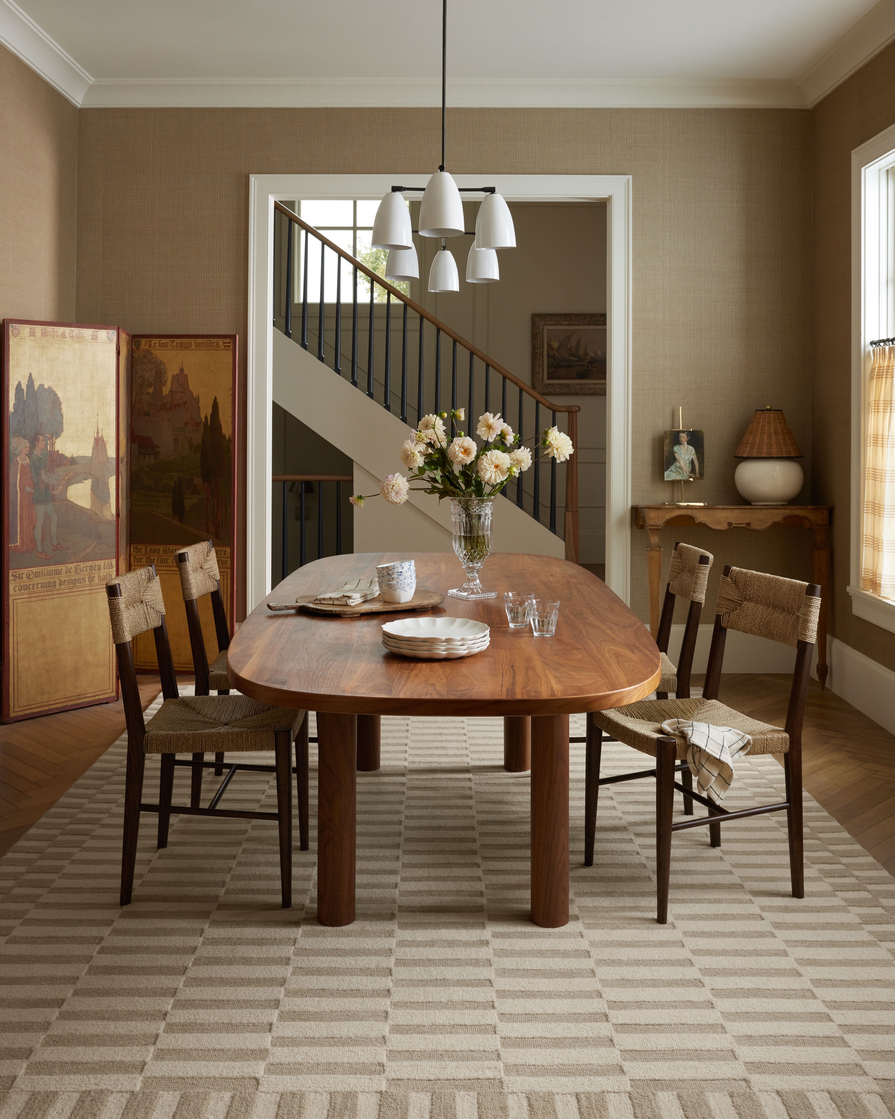 Chris Loves Julia x Loloi Bradley Ivory / Beige 5'-0" x 7'-6" Area Rug