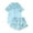 Light Blue, variant on REORIAFEE Womens Pajama Sets Pants 2 Piece Loungewear with Pockets Short Sleeve Button down Shirts and Shorts Solid Color Sleepwear White S-XL