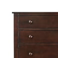 thumbnail image 2 of Benjara 48 Inches 5 Drawer Wooden Chest with Round Knobs, Brown, 2 of 5