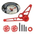 thumbnail image 3 of Bicicleta plegable de una sola velocidad a 6 velocidades kusrkot Rojo Tensor de cadena de bicicleta de aleación de aluminio, 3 of 8