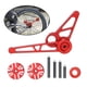 thumbnail image 1 of Tensor de cadena trasera de 1-6 velocidades para plegable con accesorios de rueda guía , ROJO, 1 of 8