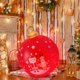 thumbnail image 4 of Decoraciones navideñas 60CM Bola inflable navideña decorada para exteriores Bola inflable navideña gigante Decoraciones para árboles de Navidad con lámpara Decoración navideña, Regalos de, 4 of 5