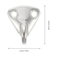 thumbnail image 2 of unbranded 2Ud Versátiles Para Embarcaciones Fabricados En Inoxidable Plateado Duradero, 2 of 8