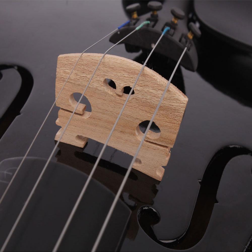 Ktaxon Adult 4/4 Black Acoustic Violin String Set with Hard