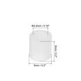 thumbnail image 2 of Uxcell 3.2mm ID x 5mm OD x 5mm L Round Spacers Washers, 100 Pack Nylon Standoff Gaskets for M3 Screws, White, 2 of 4