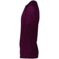 thumbnail image 3 of Tee-Shirt à Manches Raglan Absorbant l'Humidité Bordeaux (Hlw), 3 of 3
