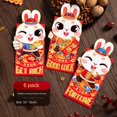 thumbnail image 2 of Maoww 6pcs Red Envelopes Spring Festival Chinese New Year Packet Money Greetings Paper Cute Pouch Envelope Packing Cartoon Lucky NO5, 2 of 9