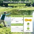 thumbnail image 3 of Floating Lake Rake 36 Aluminum All Purpose Lake And Landscape Rake With 102'' Extension Handle And 52Ft Rope  Algae Removal Yellow, 3 of 6