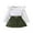 Green, variant on Suealasg Little Girls 2Pcs Fall Clothes 1T 2T 3T 4T 5T 6T Kids Girls Long Sleeve Ruffle Ribbed Tops Belted Skirt Set 2Pcs Spring Autumn Outfits for Toddler Girls