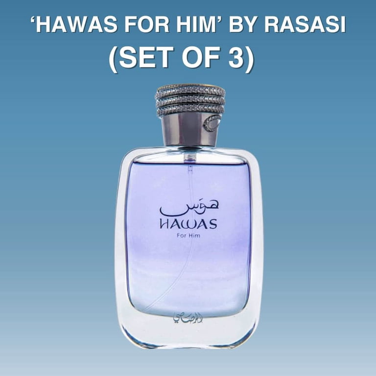 Hawas For Him EDP Spray 100ML (3.4 OZ) By Rasasi | Long Lasting