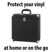Victrola Collector Vinyl Record Storage Case (Black)