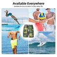 thumbnail image 7 of Kdxio Cartoon Dinosaurs Print Men'S Swim Trunks With Compression Liner 7 Inch Inseam Quick Dry Swim Shorts, 7 of 7