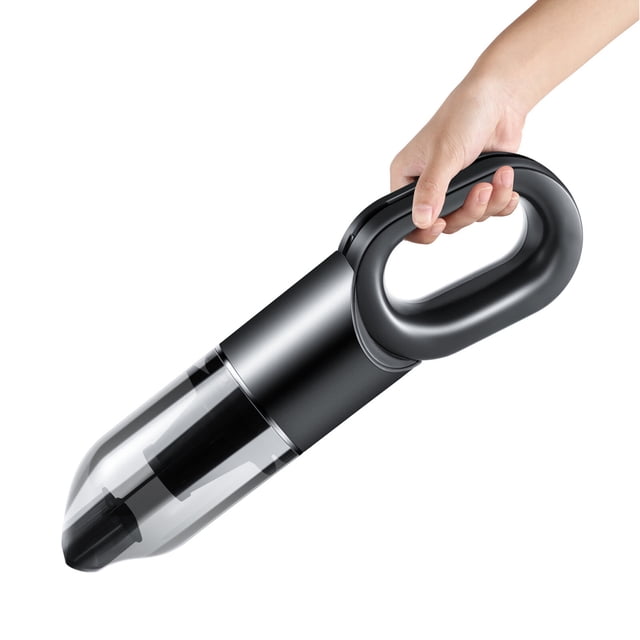 Aspiradora portátil inalámbrica mini de 60W - Potente succión 6.5Kpa para auto y hogar, carga USB, 350ml capacidad, liviana 500g, incluye accesorios prácticos