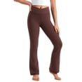 thumbnail image 1 of Pantalones CRZ YOGA Butterluxe Cintura Cruzada Acampanados Taupe Talla S, 1 of 4