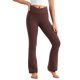 thumbnail image 1 of Pantalones CRZ YOGA Butterluxe Cintura Cruzada Acampanados Taupe Talla S, 1 of 4