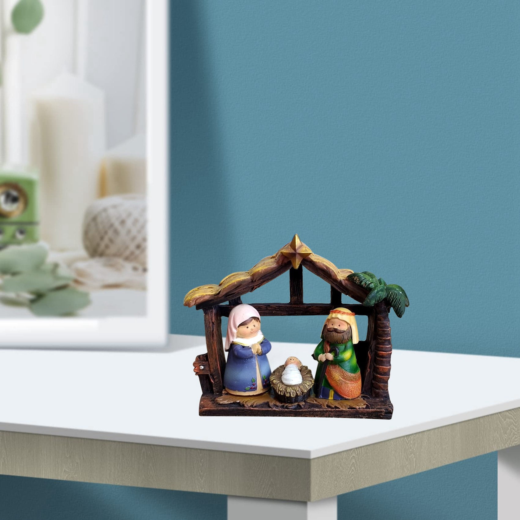 Crèche De Noël Religieuse Avec étable Et Mangeoire En Bois PNG , Clipart De Noël, Clipart De La Nativité, Clipart Religieux Image PNG pour le téléchargement libre