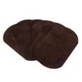 thumbnail image 3 of perfeclan 2x6pcs velvet Oval Elbow Knee Patches Repair Applique sewing suede Dark Brown, 3 of 7
