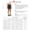 thumbnail image 2 of BALEAF Women's 8" Active Bike Shorts High Waist with Pockets Navy Size XXXL, 2 of 8