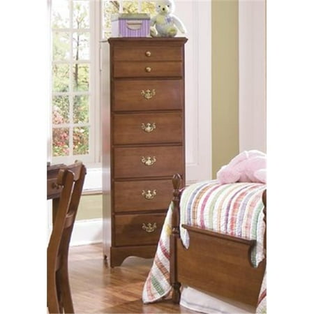 Lingerie Chest Of Drawers Carolina Furniture 184600 Common Sense Six Lingerie Chest Of Drawer In Traditional Cherry ()