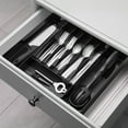 thumbnail image 2 of Sorbus Expandable Silverware Organizer – Adjustable Kitchen Drawer Tray for Utensils, Flatware, and Cutlery Storage, Black, 2 of 10