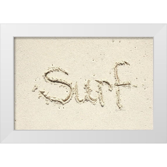 Murdock, Ramona 32x23 White Modern Wood Framed Museum Art Print Titled - Surf