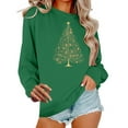 thumbnail image 2 of ‌FDGIU Christmas Sweatshirt for Women 2025 – Merry Holiday Pullover, Cozy Long Sleeve Loose Fit Top‌, 2 of 6