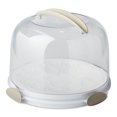 thumbnail image 1 of Round Cake Carrier with Clear Plastic Cover  13” Diameter  Dishwasher Safe, 1 of 5