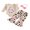 Khaki, variant on RUINIXCW Baby Girls Western Outfits Cow Embroidery Romper Flared Pants Headband