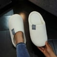 thumbnail image 6 of Women's Slippers House Shoes Closed Toe Thick Warm Indoor And Outdoor Shoes Fuzzy Memory Foam Slip On Winter Slippers, 6 of 9