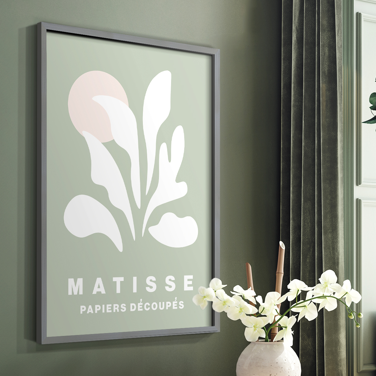 Matisse CCLXVIII in Solid Wood 8 x 10 Framed Print