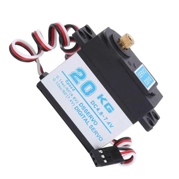 High-Speed 20KG Digital Servo for RC Helicopters, 3μs Accuracy, 4.8~7.4V DC