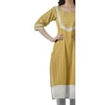 thumbnail image 4 of Moomaya Designer Straight Kurti For Women Printed Indian Tunic Top Long Kurta, 4 of 6