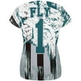 thumbnail image 2 of Patriotic Eagle of Philly All Over Womens T Shirt Multi LG, 2 of 2