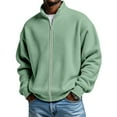 thumbnail image 6 of Fgnfyis Jacket for Men Casual Lightweight Textured Stand Collar Zippered Outerwear for Daily Streetwear and Stylish Winter Coats for Men GN2 S, 6 of 6