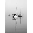 thumbnail image 2 of Putman, Tammy 23x32 Black Ornate Wood Framed with Double Matting Museum Art Print Titled - Red Sailboat II, 2 of 4
