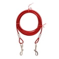 thumbnail image 1 of Double-headed Pet Leash Long Steel Wire Chain for Outdoor Dogs Supplies, 1 of 7