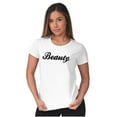 thumbnail image 4 of Beauty Motivational Positivity Womens Fitted Plus Size Graphic Tee Brisco Brands 2X, 4 of 5